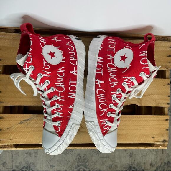 Converse Red High Tops Not a Chuck sneaker M9 W11 - Picture 4 of 11